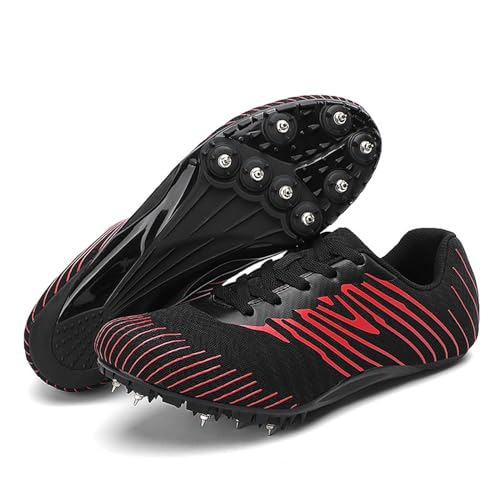 LuminescentDream Feldschuhe,Leichtathletik-Sprint-Spikes,Unisex Spiked Sprint Leichtathletik-Laufschuhe rutschfeste Turnschuhe Sprint-Spikes for Kinder Jungen Mädchen Damen Herren von LuminescentDream