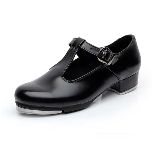 Steppschuhe Für Damen,Jazz Tap Dance Schuhe,Leichte und Bequeme Tanzschuhe,Niedriger Absatz Ballsaal-Tanzschuhe mit Schiebeschnalle,Schwarze Steppschuhe,Für Damen Mädchen Erwachsene Steppschuhe Für Damen,Jazz Tap Dance Schuhe,Leichte und Bequeme Tanzschuhe,Niedriger Absatz Ballsaal-Tanzschuhe mit Schiebeschnalle,Schwarze Steppschuhe,Für Damen Mädchen Erwachsene von LuminescentDream