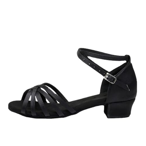 Tanzschuhe Damen Latein Professionelle,tanzsneaker Damen Satin Standard Tanzschuhe,Damen Mädchen Tanzschuhe Niedrigem Absatz,Standardtanz/Gesellschaftstanz/Lateinischer Tanz für Mädchen Damen von LuminescentDream