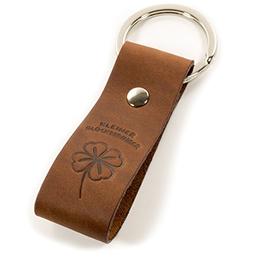 Luminick Schlüsselanhänger Leder Kleiner Glücksbringer mit Kleeblatt, Geschenk für Auto, Motorrad, Gastgeschenk, Prüfung, Frauen, Männer, Liebe, Glück, Führerschein Luminick Schlüsselanhänger Leder Kleiner Glücksbringer mit Kleeblatt, Geschenk für Auto, Motorrad, Gastgeschenk, Prüfung, Frauen, Männer, Liebe, Glück, Führerschein von Luminick