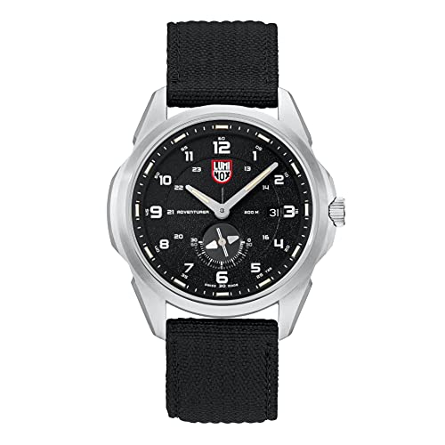 Luminox Atacama Adventurer Field XL.1761 Herrenuhr 42mm - Abenteuer Uhr in Silber/Schwarz mit Datumsanzeige 200m wasserdicht Saphirglas von Luminox