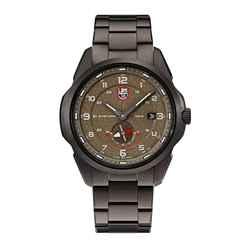 Luminox Atacama Adventurer Field XL.1768 Herrenuhr 42mm - Militäruhr in Braun mit Datumsanzeige 200m wasserdicht Saphirglas von Luminox