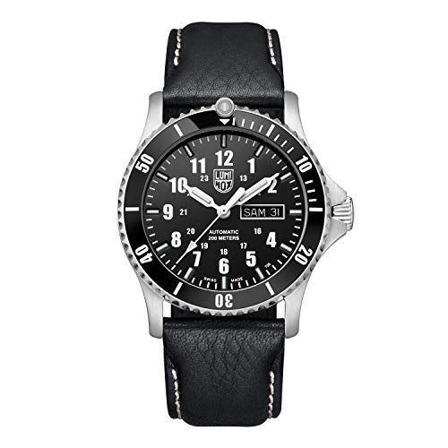 Luminox Automatic Sport Timer XS.0921 Mens Watch 42mm - Sport Watch in Black/Silver Day/Date Function 200m Water Resistant Sapphire Glass von Luminox