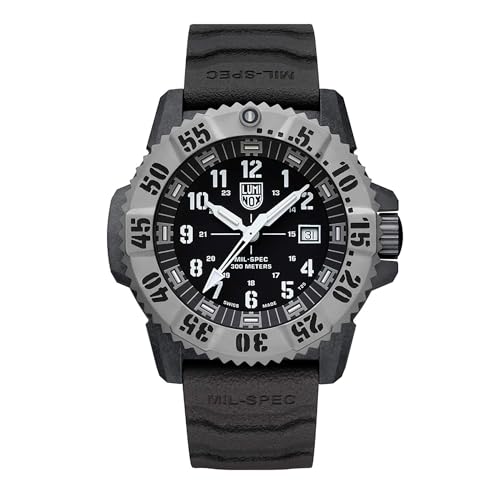 Luminox Herren Analog Automatik Uhr mit Gummi Armband XL.3351.Set von Luminox