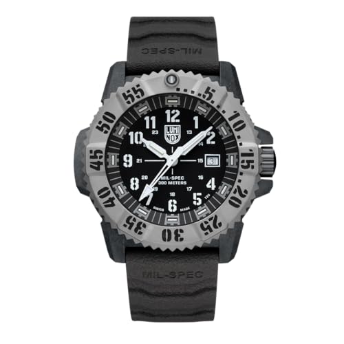 Luminox Herren Analog Automatik Uhr mit Gummi Armband XL.3351.Set von Luminox
