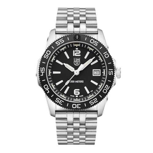 Luminox Herren Analog Schweizer Quarzwerk Uhr mit Edelstahl Armband XS.3122M von Luminox