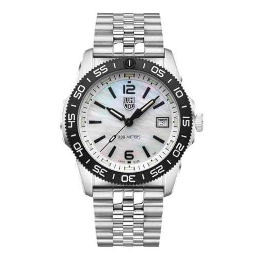 Luminox Herren Analog Schweizer Quarzwerk Uhr mit Edelstahl Armband XS.3126M von Luminox