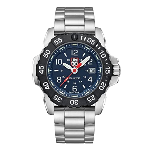 Luminox Herren Analog Schweizer Quarzwerk Uhr mit Edelstahl Armband XS.3254.CB von Luminox