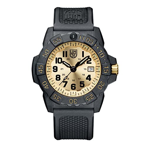 Luminox Herren Analog Schweizer Quarzwerk Uhr mit Gummi Armband XS.3505.GP von Luminox