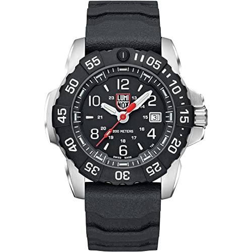 Luminox Herren Analog Schweizer Quarzwerk Uhr mit Kautschuk Armband XS.3251.CB von Luminox
