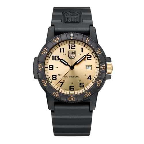 Luminox Herren Analog Schweizer Quarzwerk Uhr mit Kunststoff Armband XS.0325.GP, Schwarz von Luminox