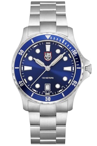 Luminox Herren Analog Schweizer Quarzwerk Uhr mit Edelstahl Armband XS.0943 von Luminox