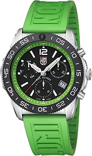 Luminox Herren Chronograph Schweizer Quarzwerk Uhr mit Gummi Armband XS.3157.NF von Luminox