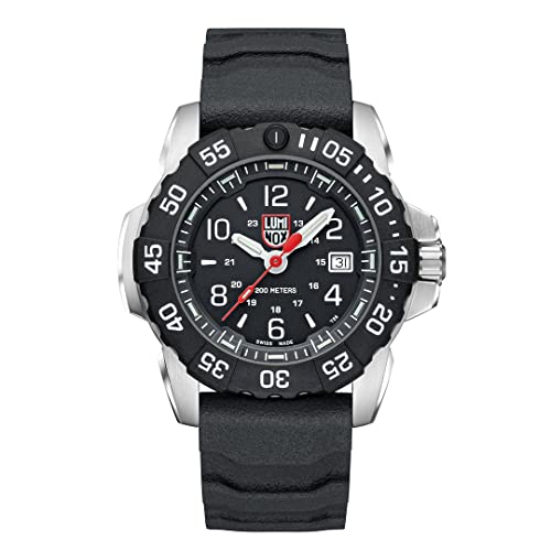 Luminox Herren Analog Schweizer Quarzwerk Uhr mit Kautschuk Armband XS.3251.CB von Luminox