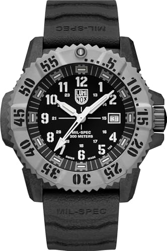 Luminox Herren Analog Schweizer Quarzwerk Uhr mit Gummi Armband XL.3351.1.Set von Luminox