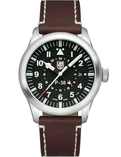 Luminox Herren Analog Schweizer Quarzwerk Uhr mit Leder Armband XA.9521 von Luminox