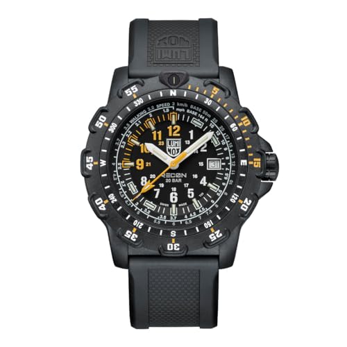 Luminox Herren Analog Schweizer Quarzwerk Uhr mit Gummi Armband XL.8825.H.Set von Luminox