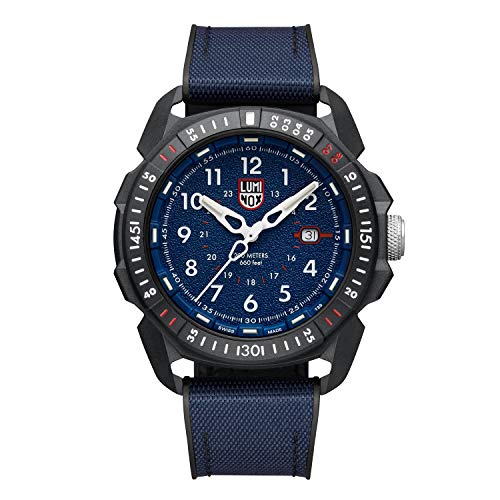 Luminox Ice-SAR Arctiv XL.1003.Ice Herrenuhr 46mm - Militäruhr in Blau/Schwarz mit Datumsanzeige 200m wasserdicht Saphirglas von Luminox