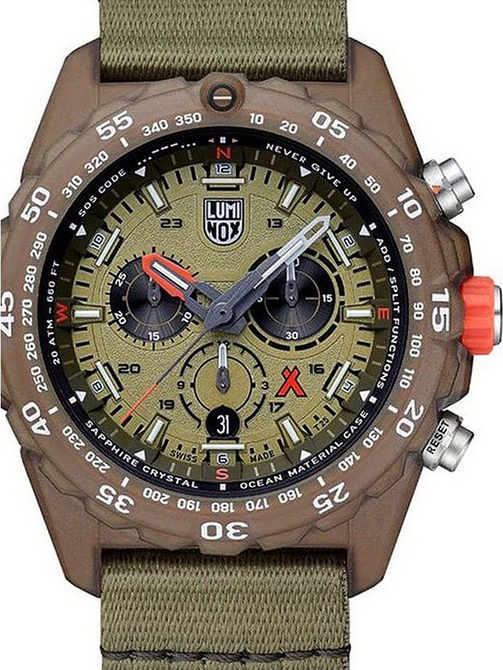 Luminox Quarzuhr Luminox XB.3757.ECO Bear Grylls Survival Eco Master Chronograph Herren Luminox XB.3757.ECO Bear Grylls Survival Eco Master Chronograph Herrenuhr von Luminox