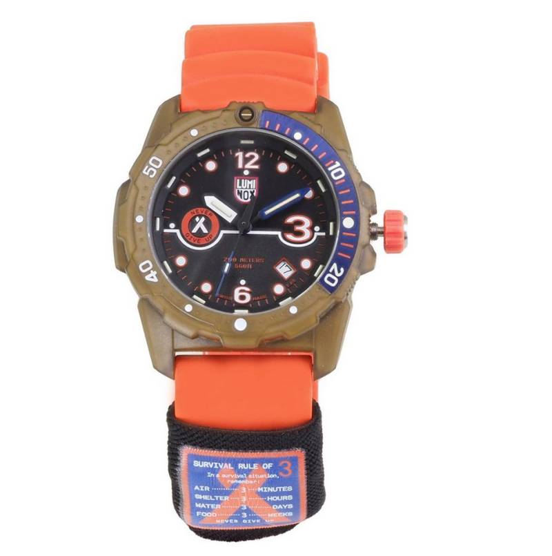 Luminox Schweizer Uhr Herren Uhr Bear Grylls Survival XB.3729.ECO 45 mm von Luminox
