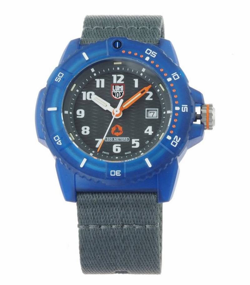 Luminox Schweizer Uhr Herren Uhr XS.8902.ECO, TIDE MATERIAL, BLUE/D.GREY Neu, Luminox Light Technology: Dauerhaftes Leuchten für bis zu 25 Jahre von Luminox