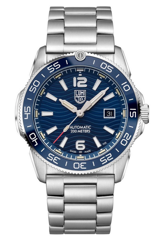 Luminox Taucheruhr Herren-Automatik Pacific Diver Stahl/Blau von Luminox