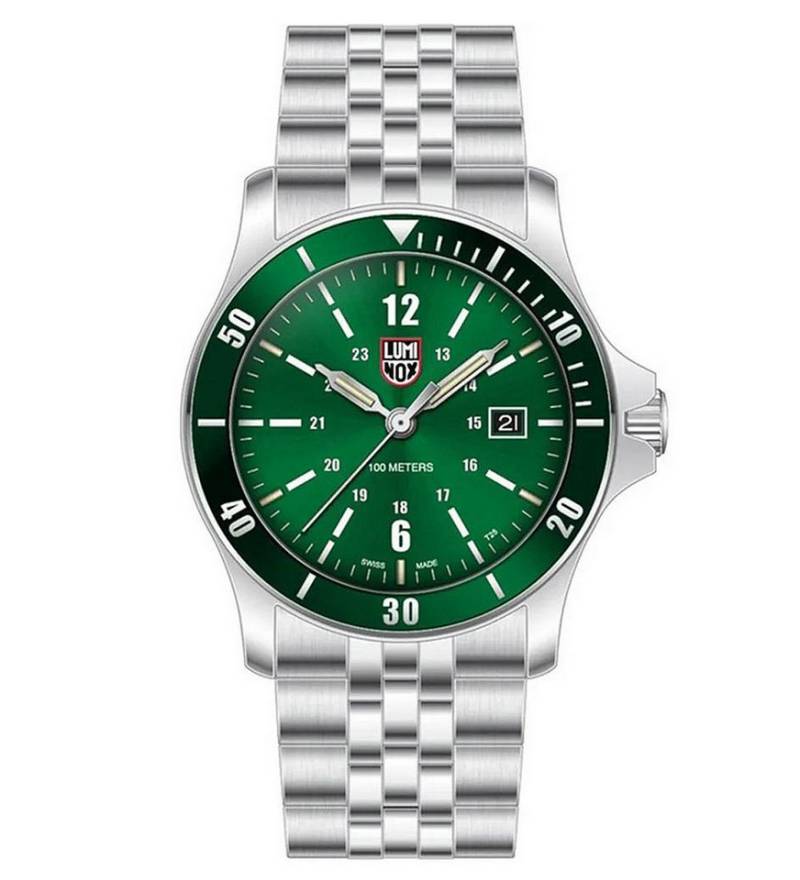 Luminox Taucheruhr Herren-Sport Timer Stahl/Grün von Luminox