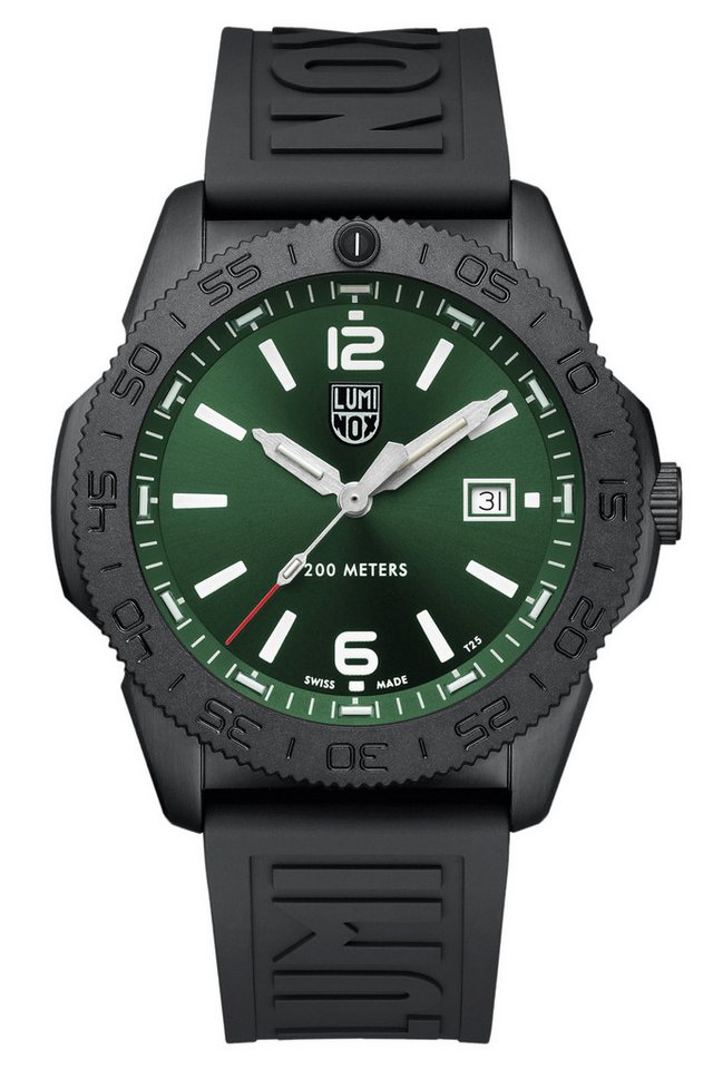 Luminox Taucheruhr für Männer Quarz Pacific Diver Schwarz/Grün von Luminox