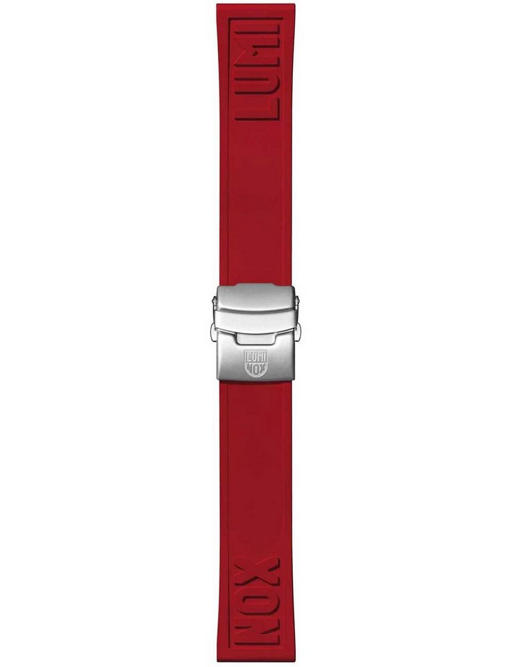 Luminox Uhrenarmband Luminox FP2406.30Q Kautschuk Armband [24 mm] rot von Luminox