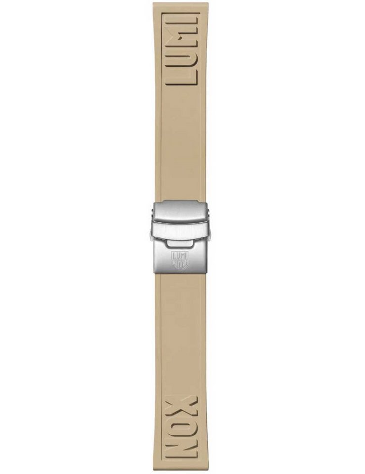 Luminox Uhrenarmband Luminox FP2406.70Q Kautschuk Armband [24 mm] beige von Luminox
