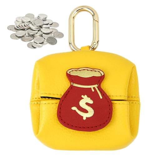 Drachenjahr-Glücksgeld-Geldbörse, Tragbare Geldbörse, Handgefertigte Münz-Clutch-Tasche, Mini-Geldbörse, Münztasche Für Münzen, Kopfhörer von Lumiscent