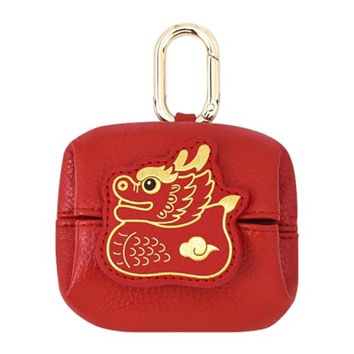 Dragon Year Lucky Money Geldbörse, tragbare Geldbörse, handgefertigte Münztasche, Geldbörse, Münztasche für Kopfhörer von Lumiscent
