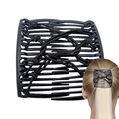 Elastischer Kamm-Clip – Haarkamm Slides | Vintage-Kammclip für Frauen | & Haarspangen | Kreative Haarspange | Haarkamm Clip | Doppelkamm Haarspange für Hochzeiten, Reisen, Alltag, Dating Elastischer Kamm-Clip – Haarkamm Slides | Vintage-Kammclip für Frauen | & Haarspangen | Kreative Haarspange | Haarkamm Clip | Doppelkamm Haarspange für Hochzeiten, Reisen, Alltag, Dating von Lumiscent