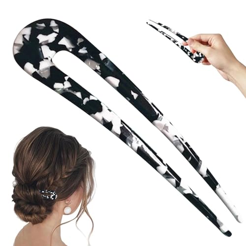 Französische Haargabeln – French Twist Haarnadel | U-förmige französische Haarnadeln | Vintage Französische Twist Haarnadel | Haarnadeln Clips | Französische Haarnadeln für Frauen | U-förmige Haarnade von Lumiscent