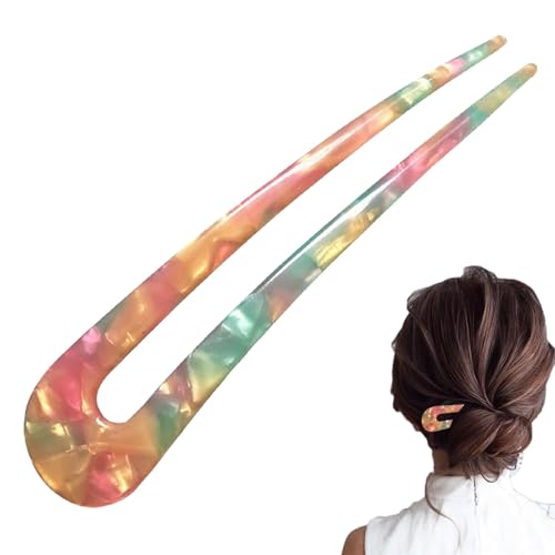 Französische Haargabeln – French Twist Haarnadel | U-förmige französische Haarnadeln | Vintage Französische Twist Haarnadel | Haarnadeln Clips | Französische Haarnadeln für Frauen | U-förmige Haarnade von Lumiscent