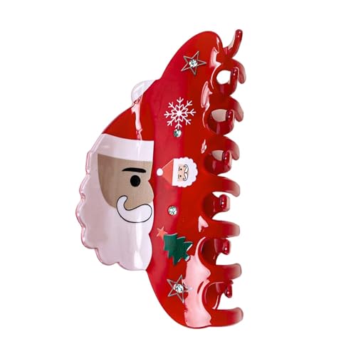 Haarklammer für dickes Haar – Haarstyling-Zubehör, Weihnachts-Haarklammer, schöne dicke Haarspange, & Haarspangen, niedlicher Damen-Haarschmuck, Weihnachtszubehör für dickes Haar, dünnes Haar von Lumiscent