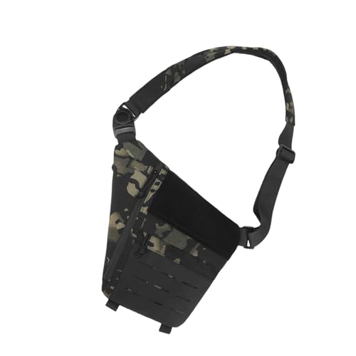 Hüfttasche - Versteckte Unterarm-Umhängetasche | Anti-Diebstahl Crosssbody Bag | Verstellbare Achseltasche | Wasserdichte Verschleißfeste Nylontasche Mehrzweckfächer Tasche für Reisen, Dark Night von Lumiscent