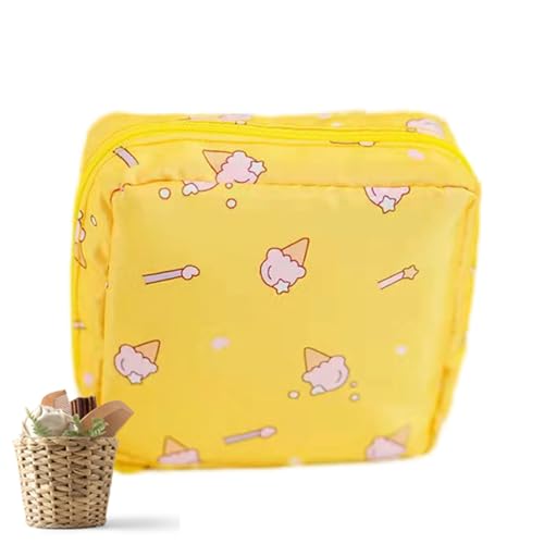 Hygienebeutel – Aufbewahrungstasche für Damenbinden | wasserdichte Perioden-Tasche | Pad-Taschen für Periode | Damenbinden Taschen für Slipeinlagen, Tampons, Menstruationspads, Damenbinden Organizer von Lumiscent