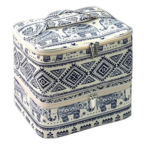 Nagellack-Etui, Nagellack-Box, Kosmetik-Organizer, doppellagige Nagellack-Tragetasche für 30 Flaschen, Nagellack-Aufbewahrungstasche mit Griffen, Nagellack-Organizer, grau, Refer to description, Nagellack-Etui, Nagellack-Box, Kosmetik-Organizer, doppellagige Nagellack-Tragetasche für 30 Flaschen, Nagellack-Aufbewahrungstasche mit Griffen, Nagellack-Organizer, grau, Refer to description, von Lumiscent