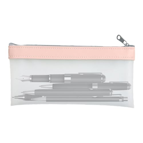 Transparentes Federmäppchen – Federmäppchen | Schreibwaren-Organizer | transparente Tasche | großes Fassungsvermögen transparentes Federmäppchen | Schreibwaren-Organizer | Make-up-Tasche für von Lumiscent