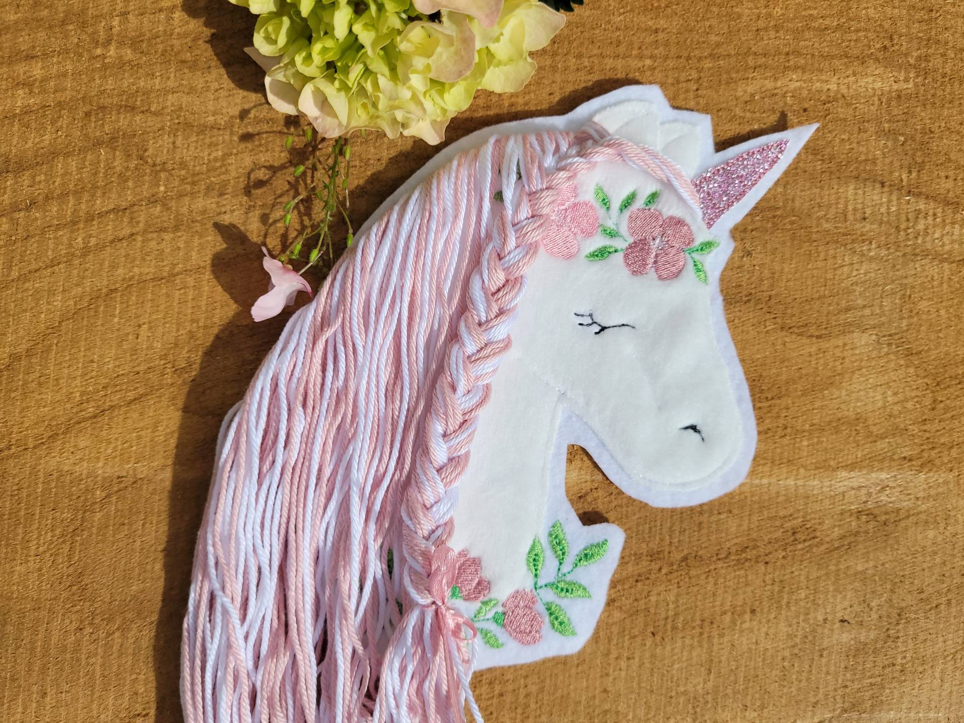 Applikation Boho Einhorn Mit Glitzerhorn Applikation Boho Einhorn Mit Glitzerhorn von Lummpitz