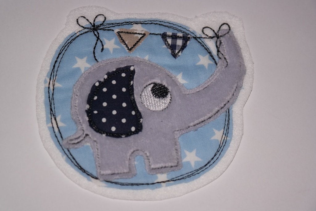 Applikation Elefant, Aufnäher, Flicken Applikation Elefant, Aufnäher, Flicken von Lummpitz