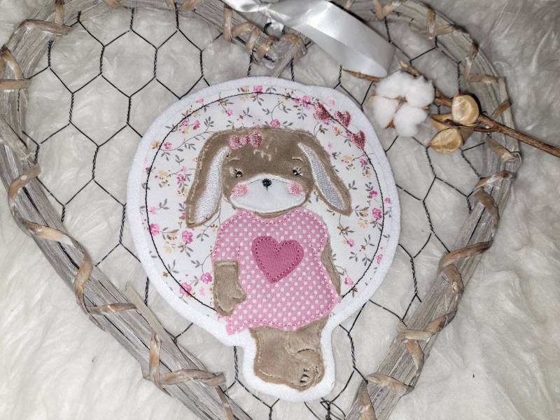 Applikation Hase, Button, Aufnäher Applikation Hase, Button, Aufnäher von Lummpitz