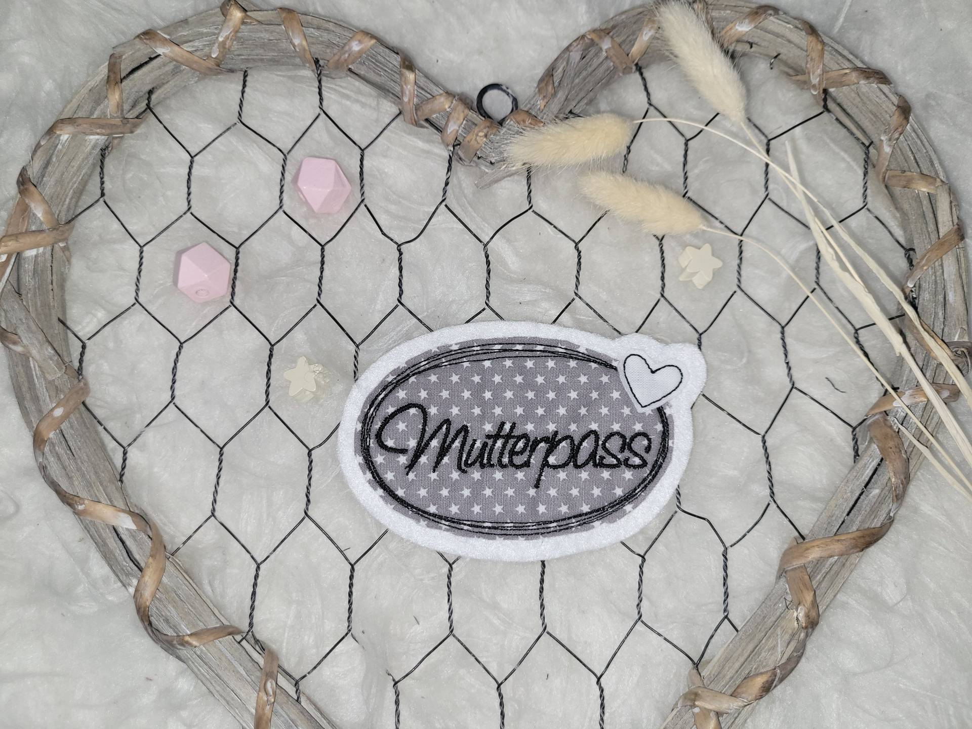 Applikation Mutterpass, Mamapass Applikation Mutterpass, Mamapass von Lummpitz
