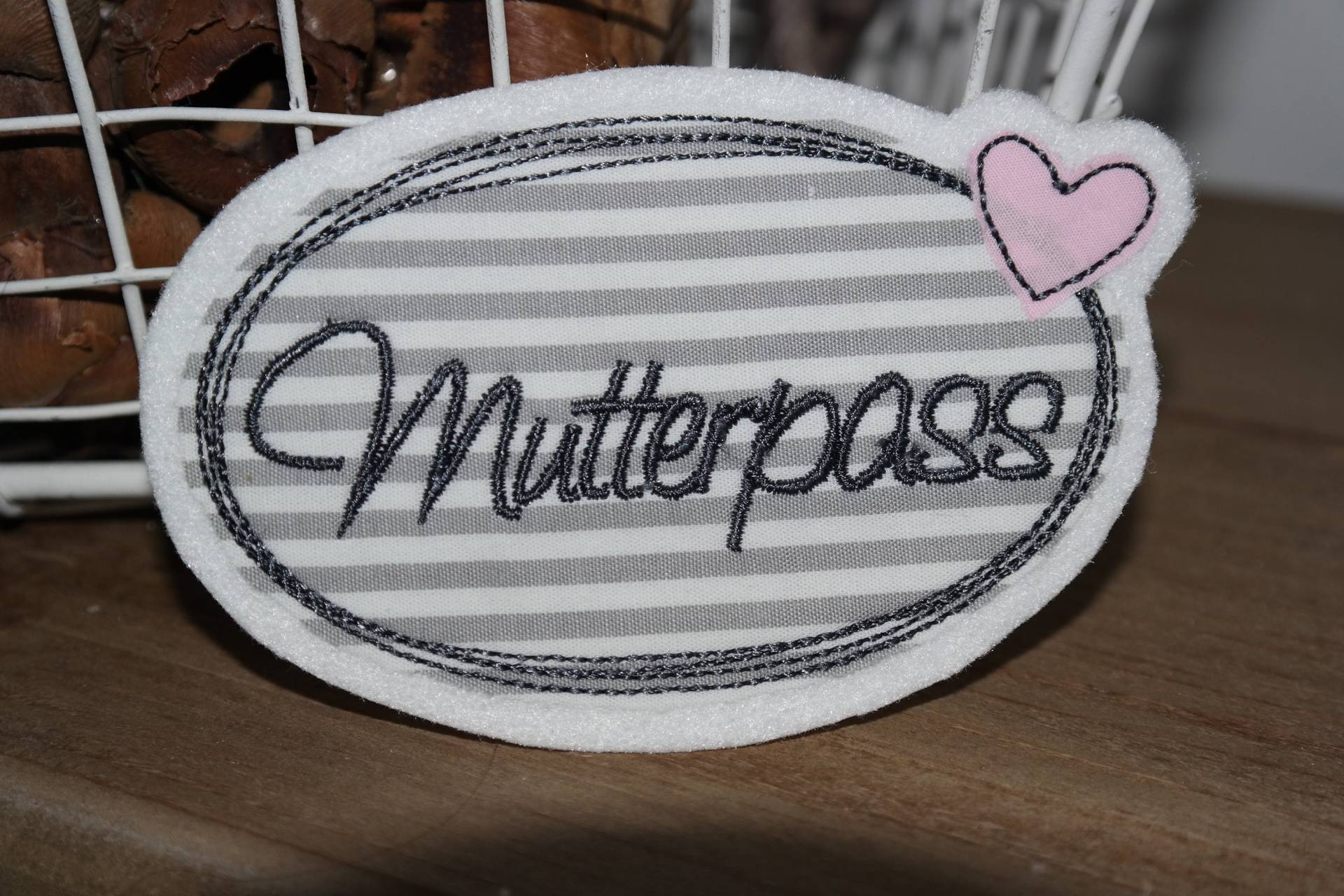 Applikation Mutterpass Applikation Mutterpass von Lummpitz