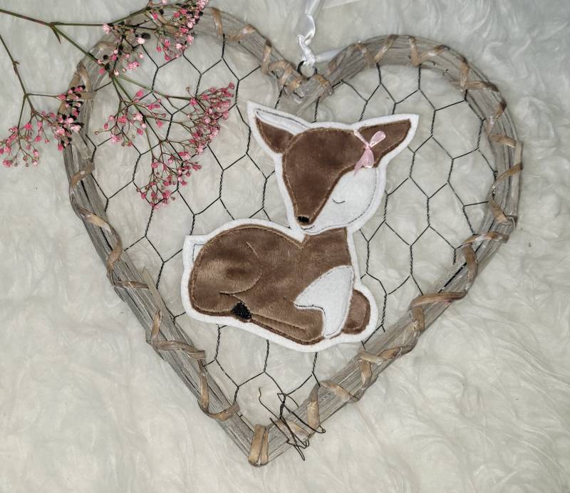 Applikation Reh, Aufnäher, Flicken Applikation Reh, Aufnäher, Flicken von Lummpitz