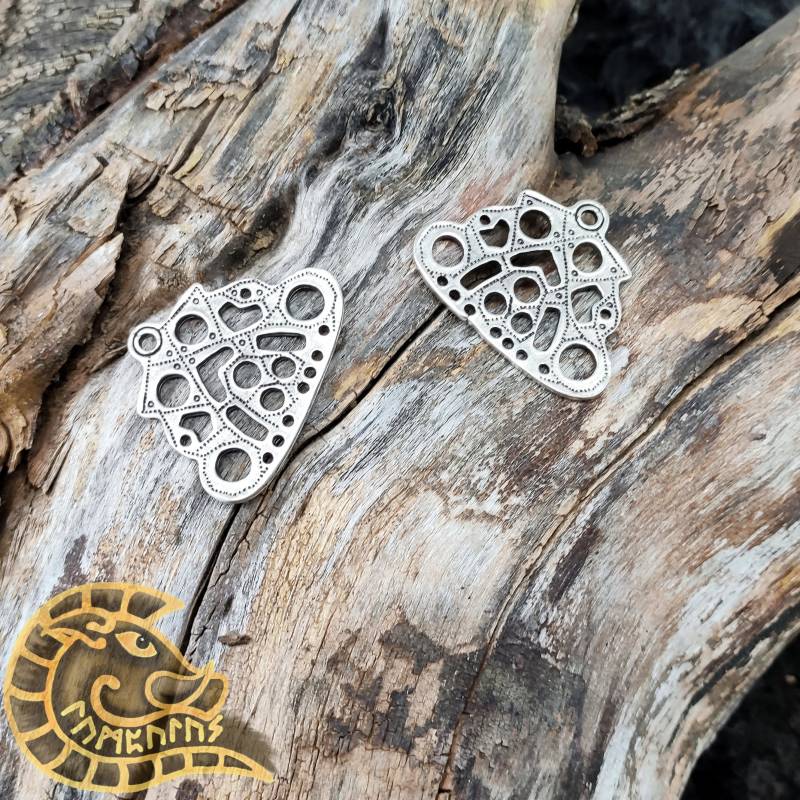 Kettenverteiler Munso Wikinger Schmuck Fibeln Kette Norse Valkyre Larp Mittelalter von Lumpulus