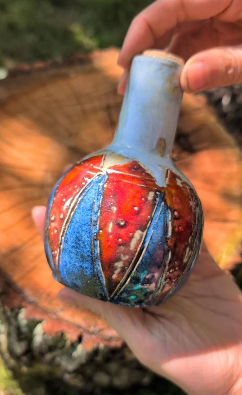 steinzeugflasche Lederhalter Kugelflasche Larp Mittelalter Trankflasche Kostüm Kräuterkunde - Ein Besonderes Geschenk steinzeugflasche Lederhalter Kugelflasche Larp Mittelalter Trankflasche Kostüm Kräuterkunde - Ein Besonderes Geschenk von Lumpulus