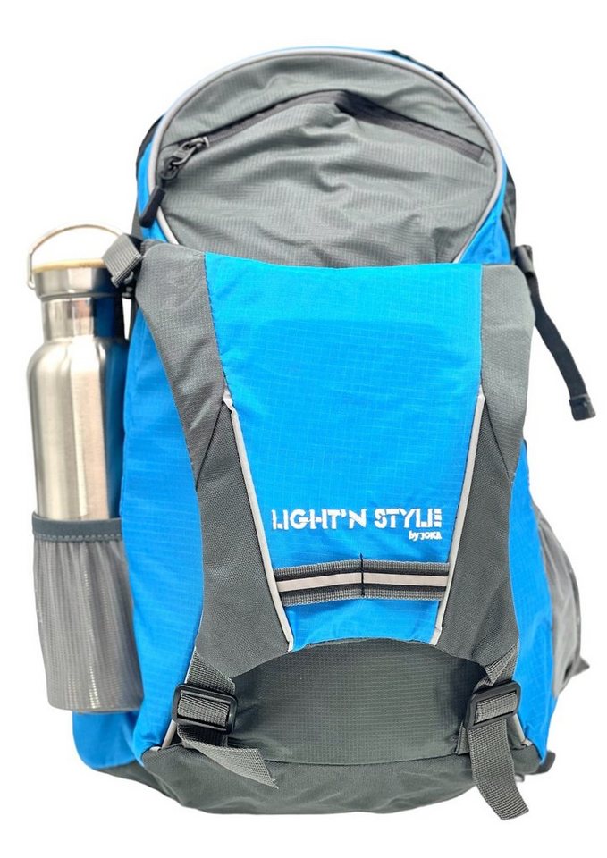 Luna24 simply great ideas... Freizeitrucksack Rucksack mit LED-Richtungsanzeiger und Handsender, 18 Ltr., blau von Luna24 simply great ideas...