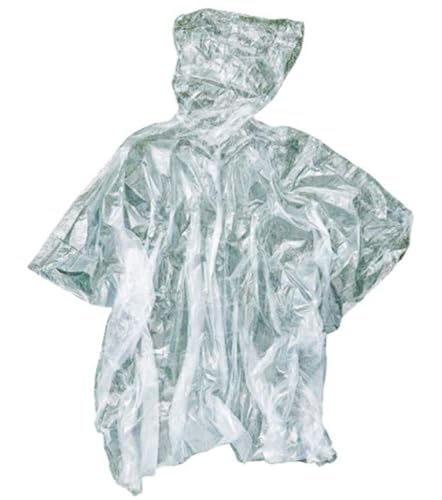 Luna24 simply great ideas... Regenponcho Einweg Regenponcho Regenjacke Regencape, Regenschutz, Einheitsgröße Kinder, 6er Set von Luna24 simply great ideas...